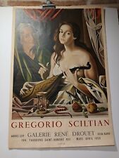 Affiche exposition 1958