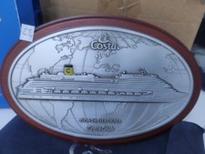 TARGA COSTA DIADEMA COSTA CLUB MODELLINO NAVE (costa crociere)