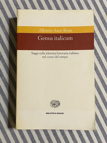 Alberto asor rosa genus - asor,