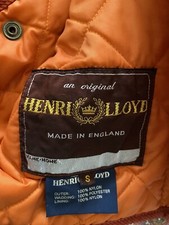 HENRY LLOYD Jacket Vintage S Over Orange