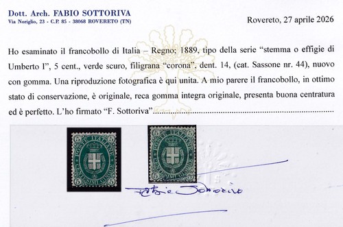 Aa850 regno italia 5 - d’italia, –