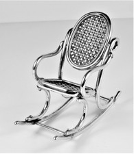 Sedia a dondolo in miniatura