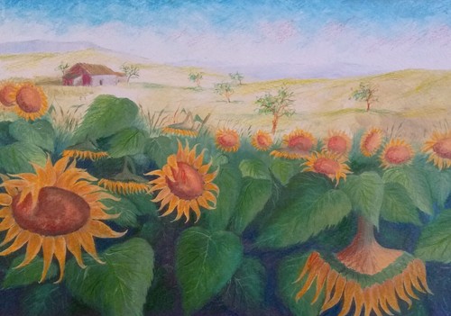 Fausto rizzo litografia campo - litografia,