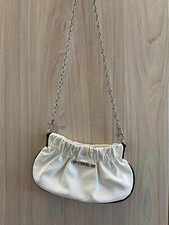 PINKO mini borsa borsetta a tracolla - bianca bianco - catena - pochette 