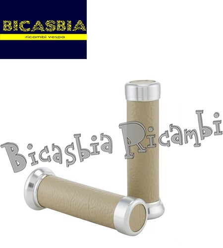 8885 manopole pelle beige - pelle,