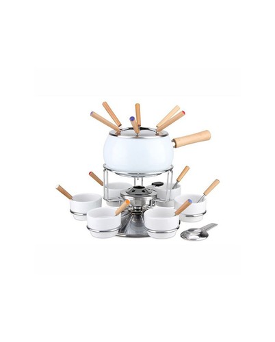 Eva set fonduta - bianco, 23