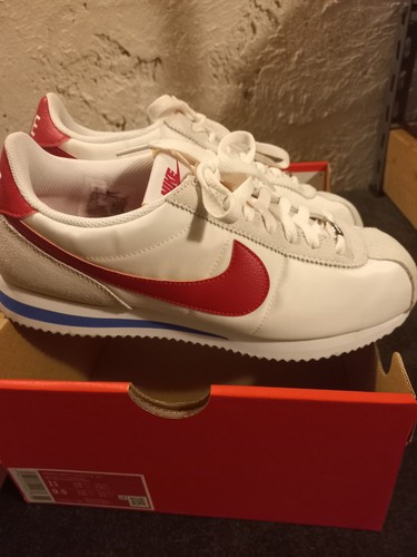 Nike cortez bianco rosso - cortez, 43
