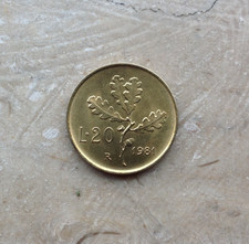 20 Lire 1981 Quercia Italia