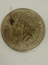 Lotto B526 – Riproduzione moneta 1 dollaro 1851 - USA- come da foto