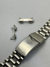 Breitling bracciale vintage lunghezza 17 cm -attacchi 19,8 mm+ prolunga per muta