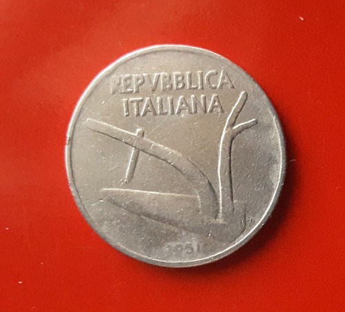 Lire 1951 con firma - 10,