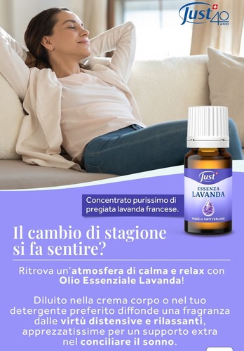 Olio essenza lavanda just con - lavanda,