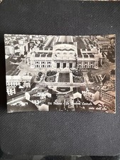 CARTOLINA  MILANO STAZIONE CENTRALE VISTA DALL'ALTO  VIAGGIATA 1952