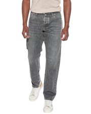 Jeans Brunello Cucinelli Traditional Fit Nero Dritto Uomo