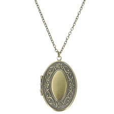  Collana medaglione ovale