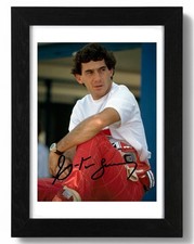 Foto autografo firmato ayrton - autografo,
