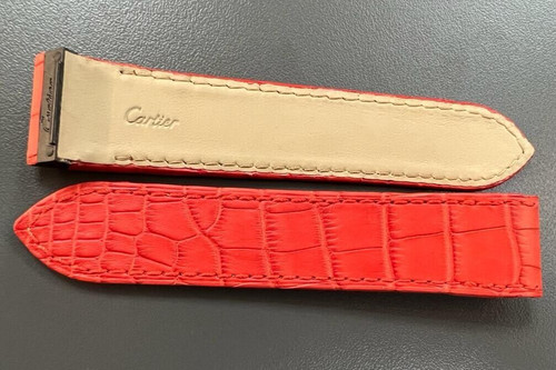 Cartier original alligator red - alligator,