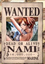 One Piece Epic Journey 2023 Trading Card 122 - Wanted Nami