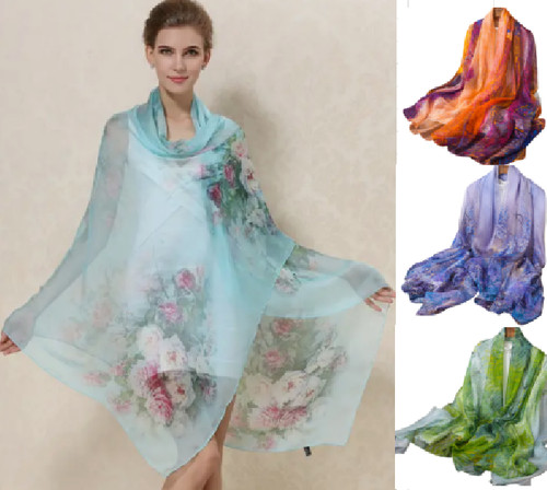 Sciarpa donna 100 seta - sciarpa,