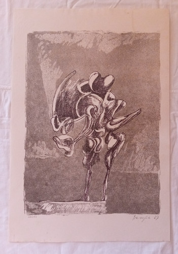 Litografia originale ratto - litografia, il