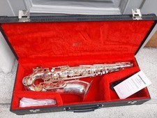 Rampone & Cazzani sax tenore ARGENTATO matricola 95061, con custodia e certifica