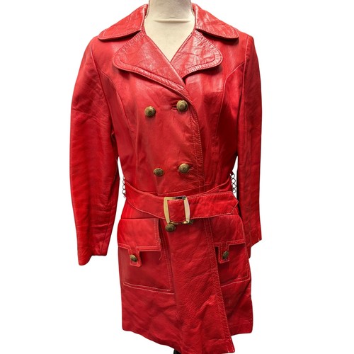 Trench vintage rosso