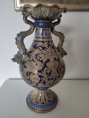 Vaso ceramica maiolica - , lustro