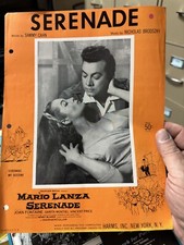 B 1956 Mario Lanza Movie Sheet