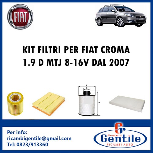 Kit filtri tagliando fiat - kit,