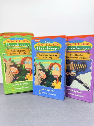Wild thornberrys vhs - thornberrys, lot