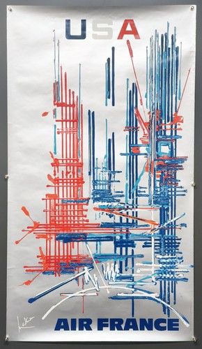 Georges mathieu affiche air - -,