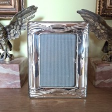 Antica Cornice Portafoto in Argento 925 massiccio anni 70 x foto cm 9x13