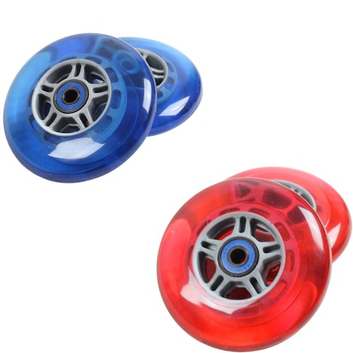 Ruote blu rosso con - 4, e