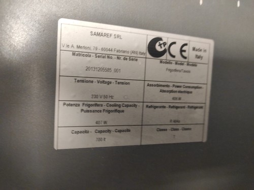 Frigo 700l perfettamente - 700l,