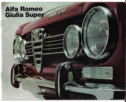 Alfa romeo giulia 1600 super - romeo,