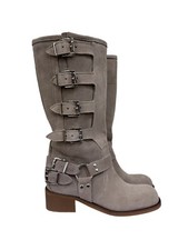 Stivali Donna Biker Vera Pelle