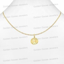 Ciondolo in vero oro giallo 14