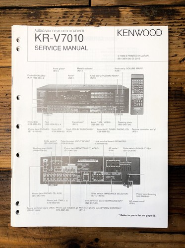 Kenwood v7010 ricevitore - kenwood, kr-v7010