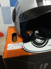 casco jet moto Osbe taglia XS grigio predisposizione auricolare