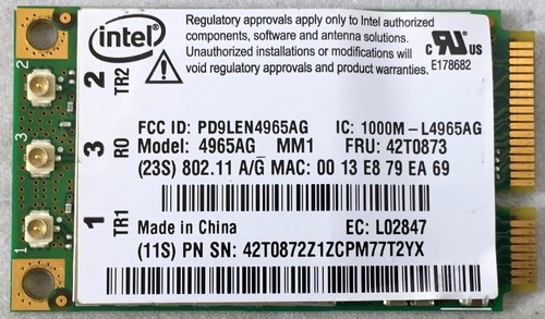 Ibm lenovo thinkpad x61s wifi - thinkpad,