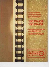 advertising Pubblicità CATENA MOTO REGINA '76 RICAMBI MOTO DEPOCA--VINTAGE CHAIN