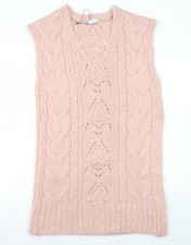 Abito midi ZARA donna rosa in