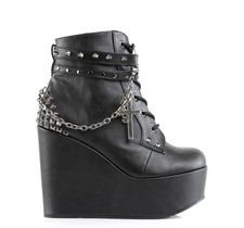 Stivaletti con plateau demonia - stivaletti,