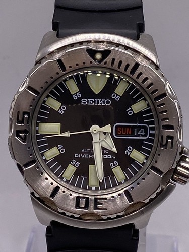 Seiko black monster 7s26 0350 - black,