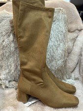 NWT Zara women's Tan suede