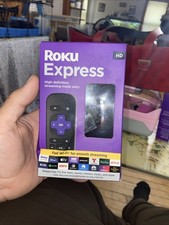 Roku Express 3960R Lettore multimediale streaming HD con telecomando facile configurazione nuovo scatola sigillata