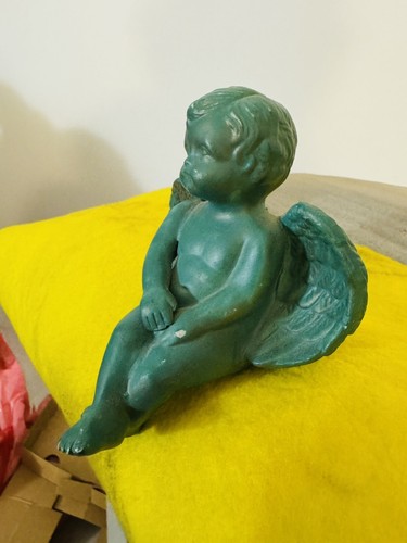 Statuina ceramica putto - statuina,