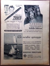 Pubblicità del 1941 Spiagge