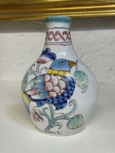 Statua ceramica vaso maiolica