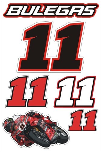 Nicolo bulega moto adesivo - 11,